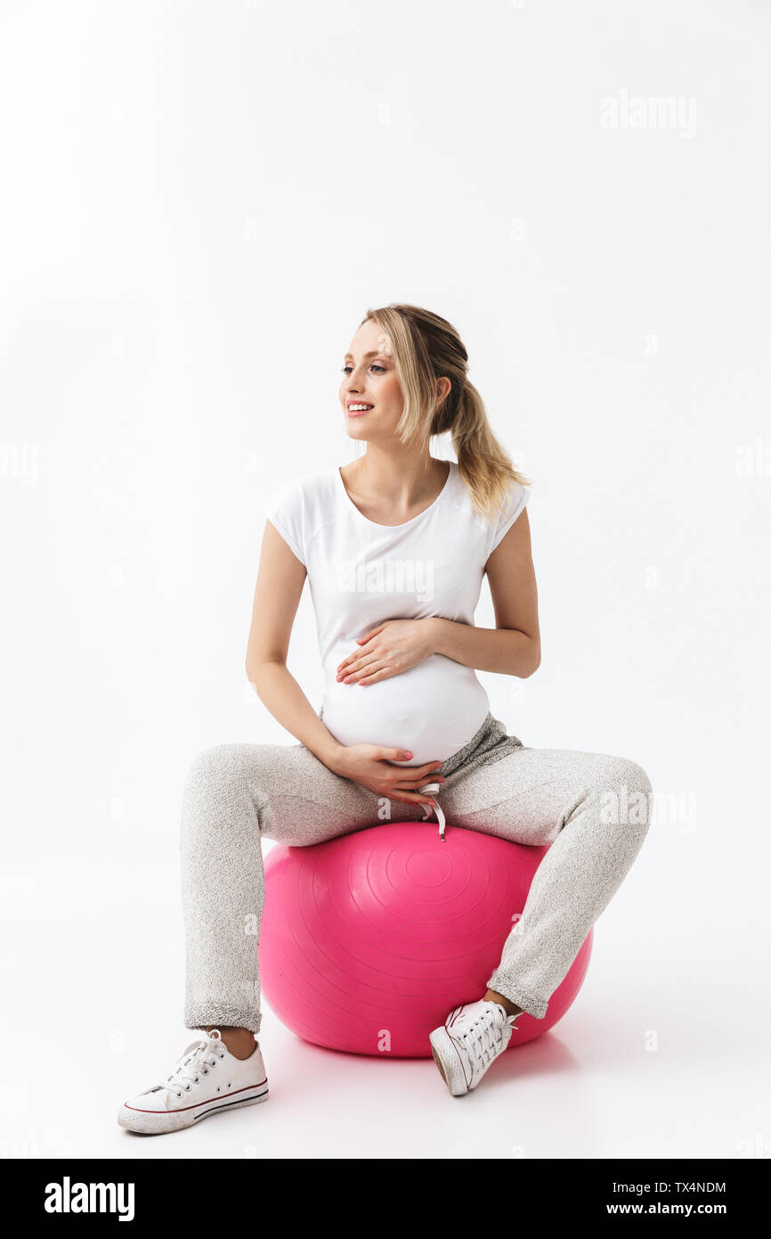 Imagen De Una Joven Y Bella Mujer De La Aptitud Del Yoga