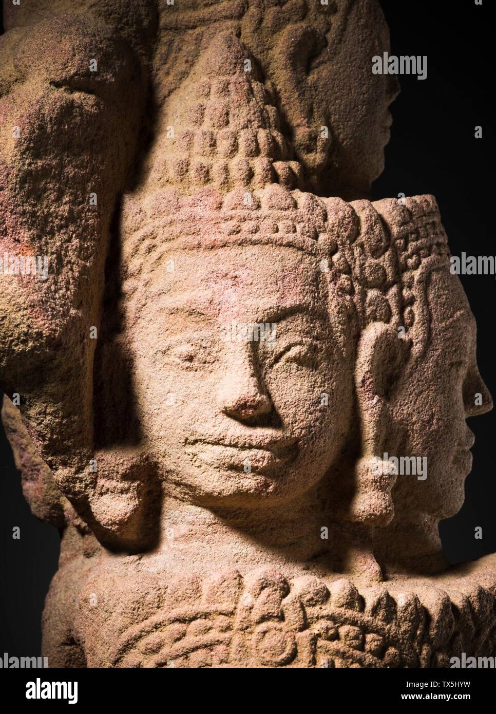 Hevajra (imagen 2 de 5); Tailandia, siglo 13 Escultura Sandstone Comprado con fondos proporcionados por Anna Bing Arnold (M.81.6) Arte del Sur y del Sudeste Asiático; fecha del siglo 13 QS:P571,+1250-00-00T00:00:00Z/7; Foto de stock