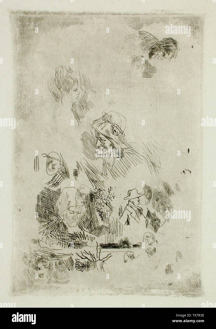 La Quotidienne; Bélgica, 1874 impresiones; grabados grabados sobre papel colocado Regalo de Michael G. Wilson (M.82.260.10) estampados y dibujos; 1874date QS:P571,+1874-00-00T00:00:00Z/9; Foto de stock