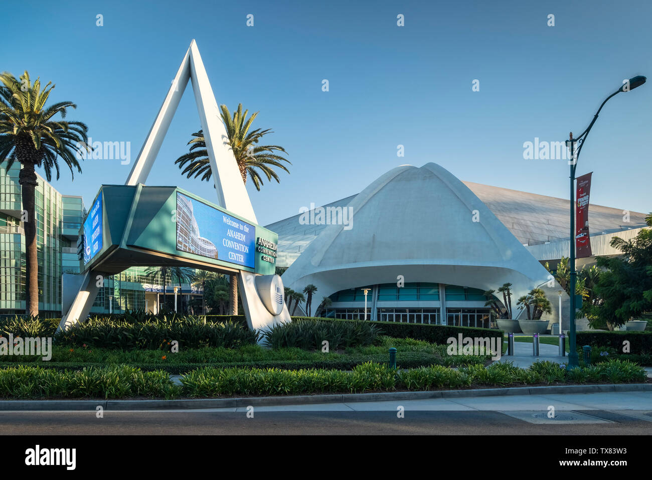 La Arena, el Centro de Convenciones de Anaheim, Anaheim, Los Ángeles, California, Estados Unidos. Foto de stock