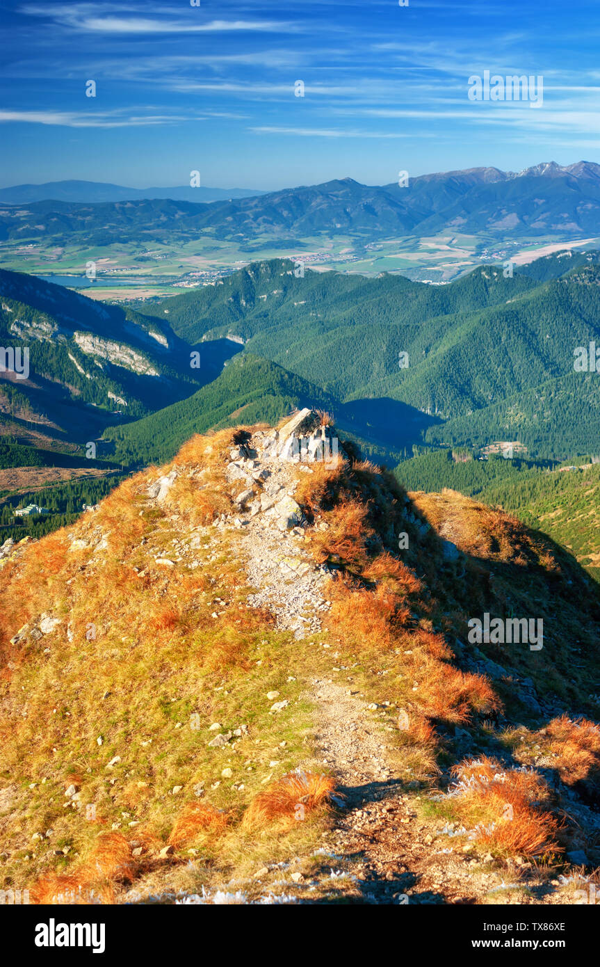 Parque Nacional Montañas Tatras baja Foto de stock