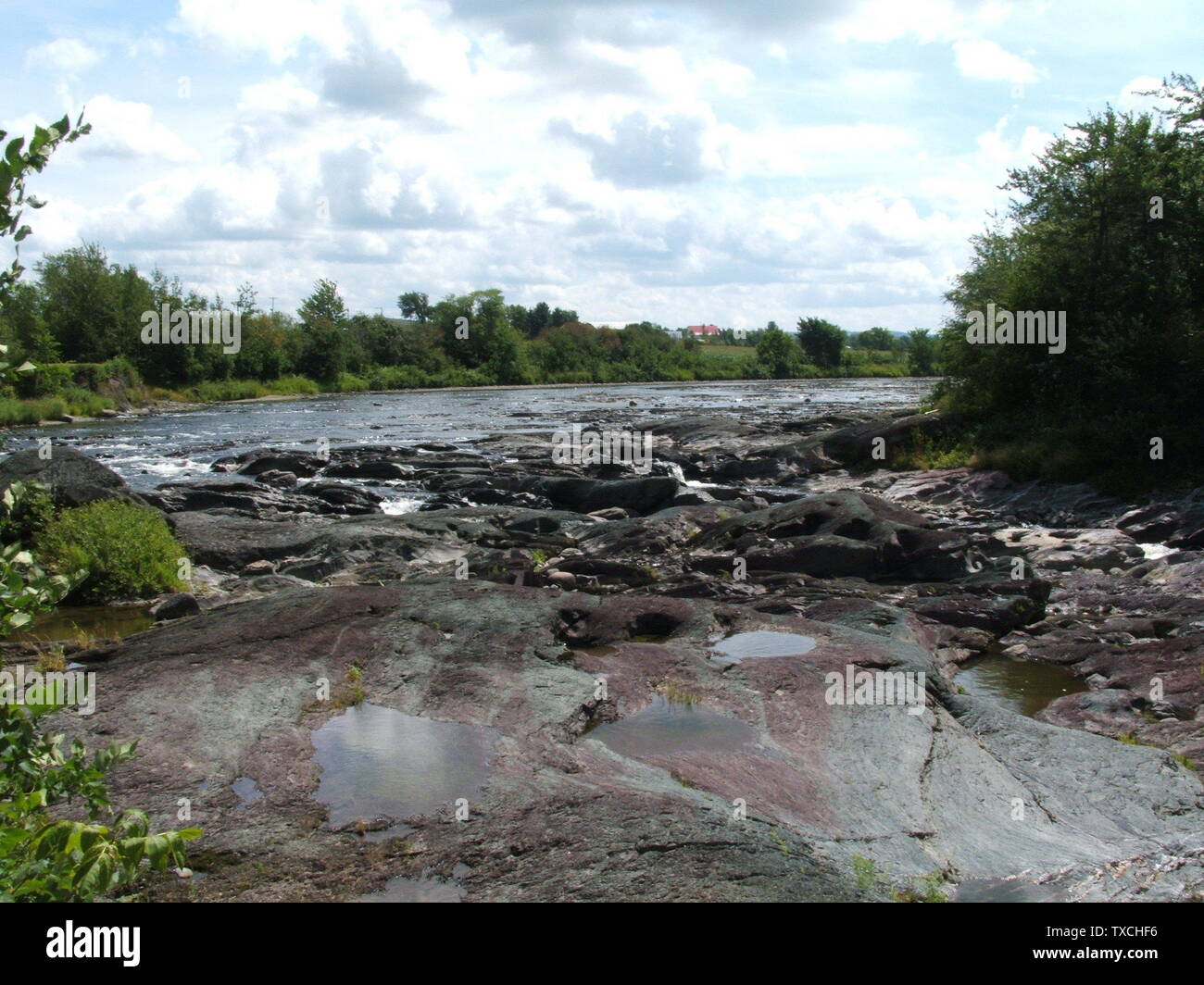 A La Hauteur Des Chutes Rouillard Fotos e Imágenes de stock Alamy