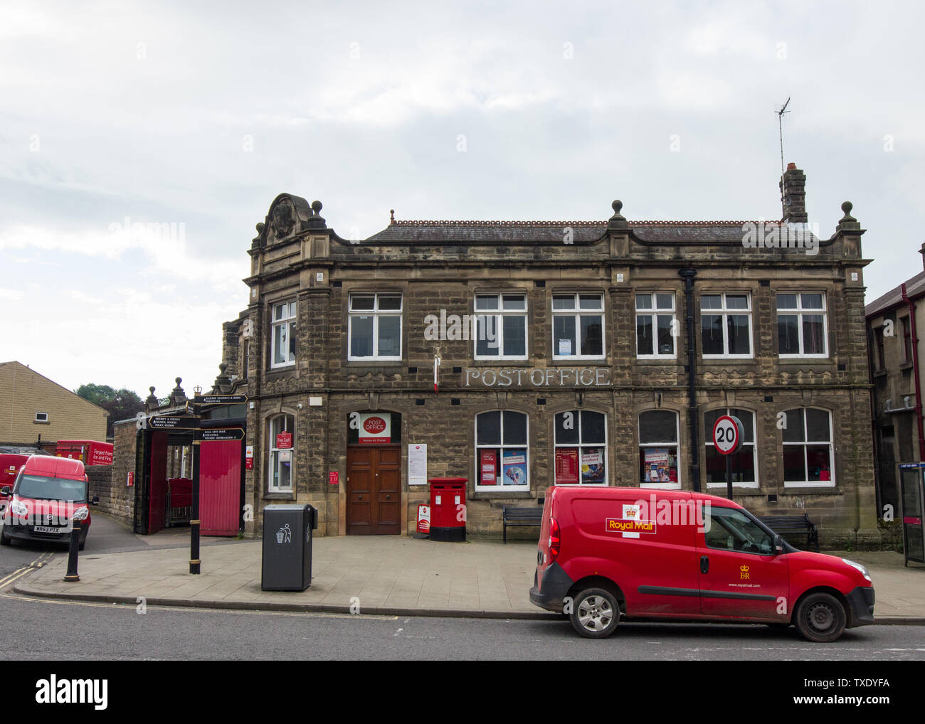 Street View muestra impresionante edificio en Matlock, Derbyshire, Reino Unido Foto de stock