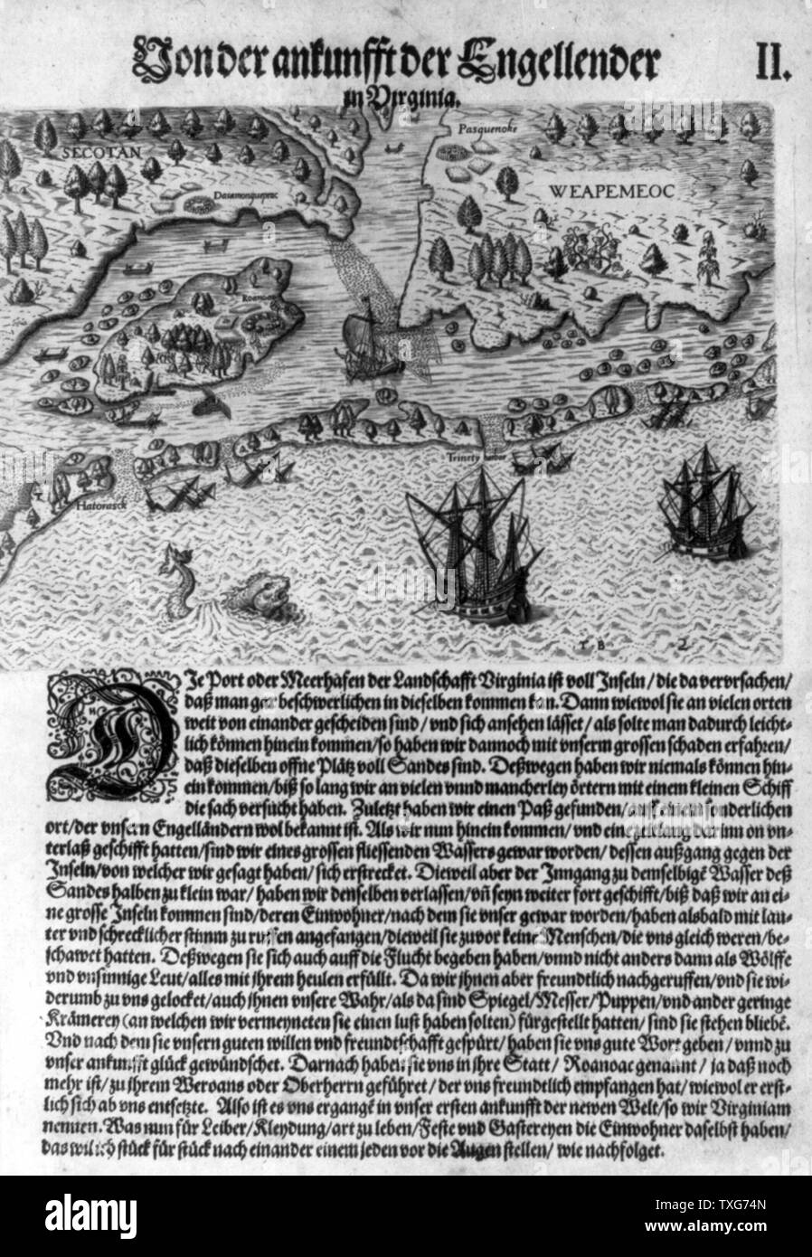Colonización inglesa Imágenes de stock en blanco y negro Alamy