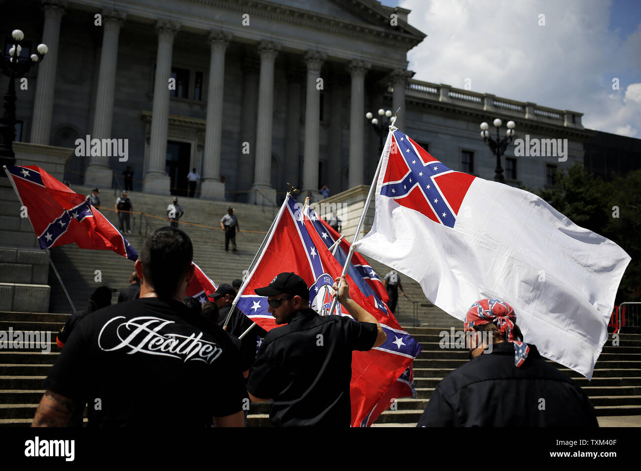 Caballeros blancos del ku klux klan fotografías e imágenes de alta