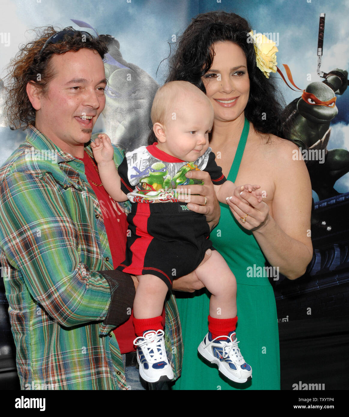 April O'Neil's Namesake April Fisher With Her Then Husband Kevin R/TMNT