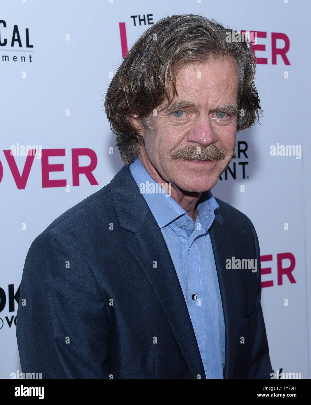 El Director William H. Macy asiste al estreno de su nueva comedia cinematográfica 'Parada' en el ArcLight Cinema Dome en la sección de Hollywood de Los Ángeles el 23 de agosto de 2017. Trama: Dos amigos van de viaje juntos. Foto por Jim Ruymen/UPI Foto de stock