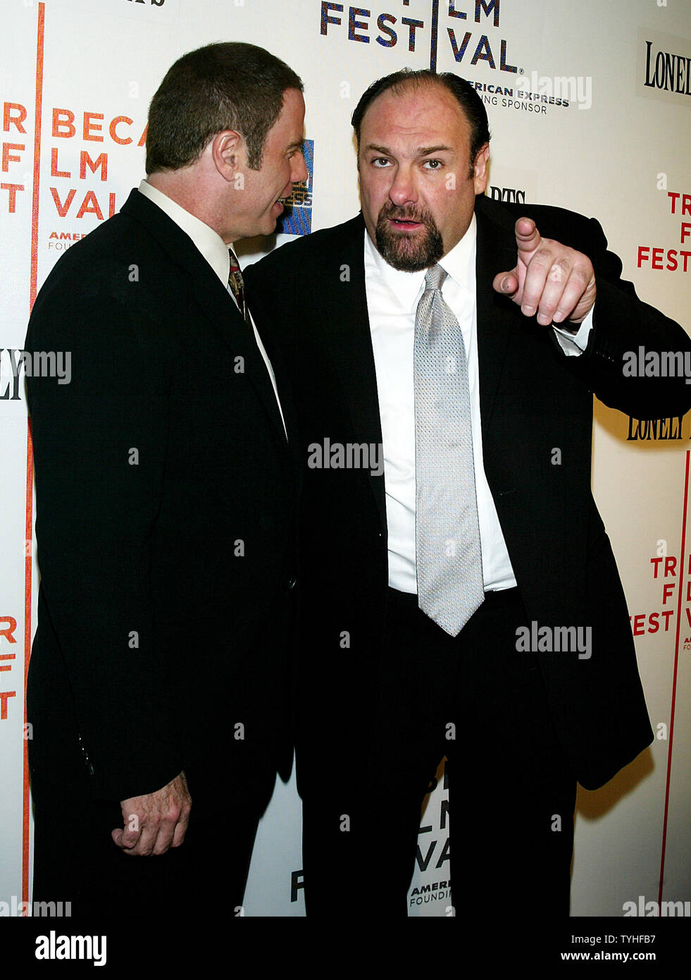 John travolta james gandolfini lonely Fotos e Imágenes de stock Alamy