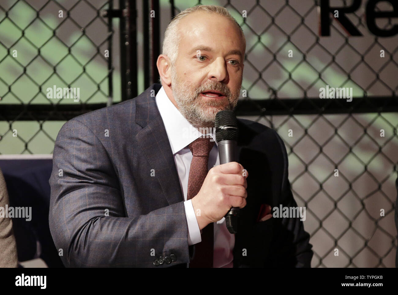 fósil popurrí comentario Presidente y CEO de UFC Lorenzo Fertitta habla en el escenario en una  conferencia de prensa cuando Reebok y UFC Anunciar la asociación a largo  plazo Industria Studios en la Ciudad de