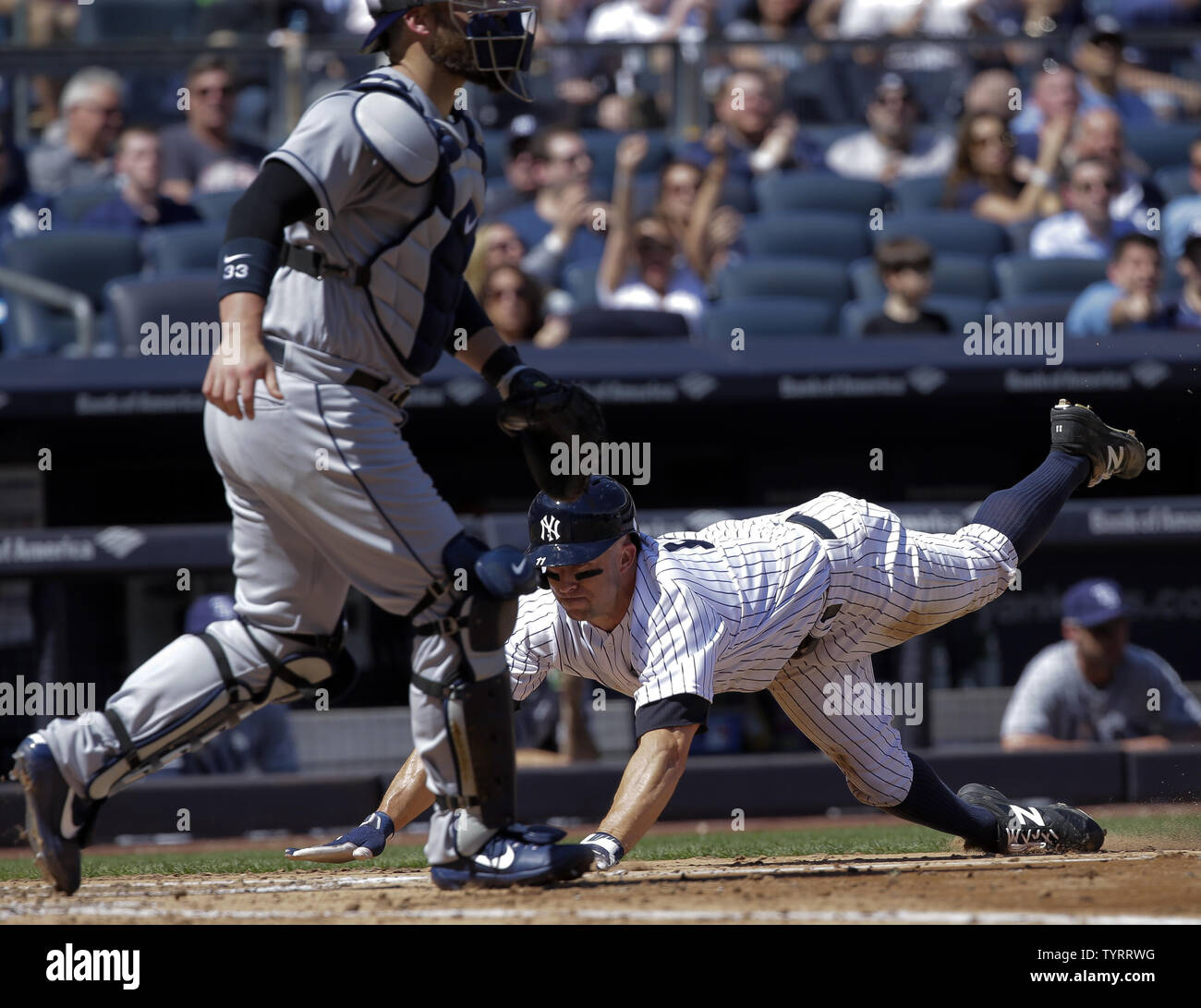 Cleveland Indians infielder Carlos Santana (41) during game against the New  York Yankees at Yankee Stadium in Bronx, New York; June 5, 2013. Yankees  defeated Indians 6-4. (AP Photo/Tomasso DeRosa Stock Photo - Alamy