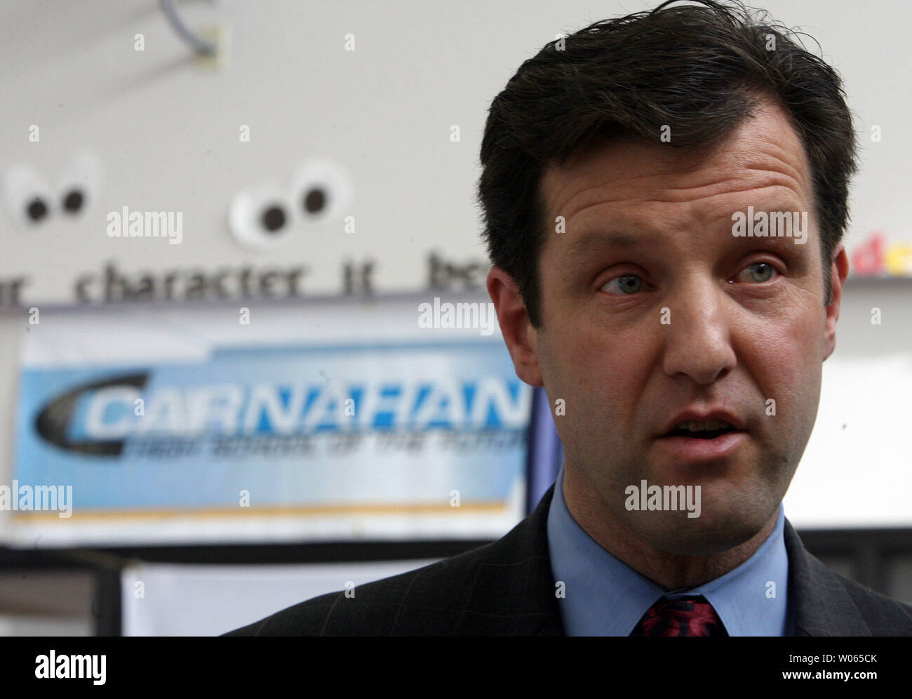 Representante Republicano Russ Carnahan (DSt. Louis), habla en la MEL