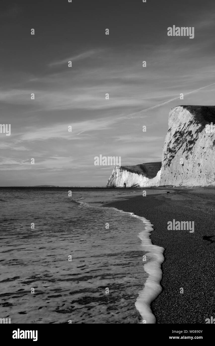 Cabeza Swyre sobre la Costa Jurásica de Dorset, Inglaterra, Reino Unido. Foto de stock