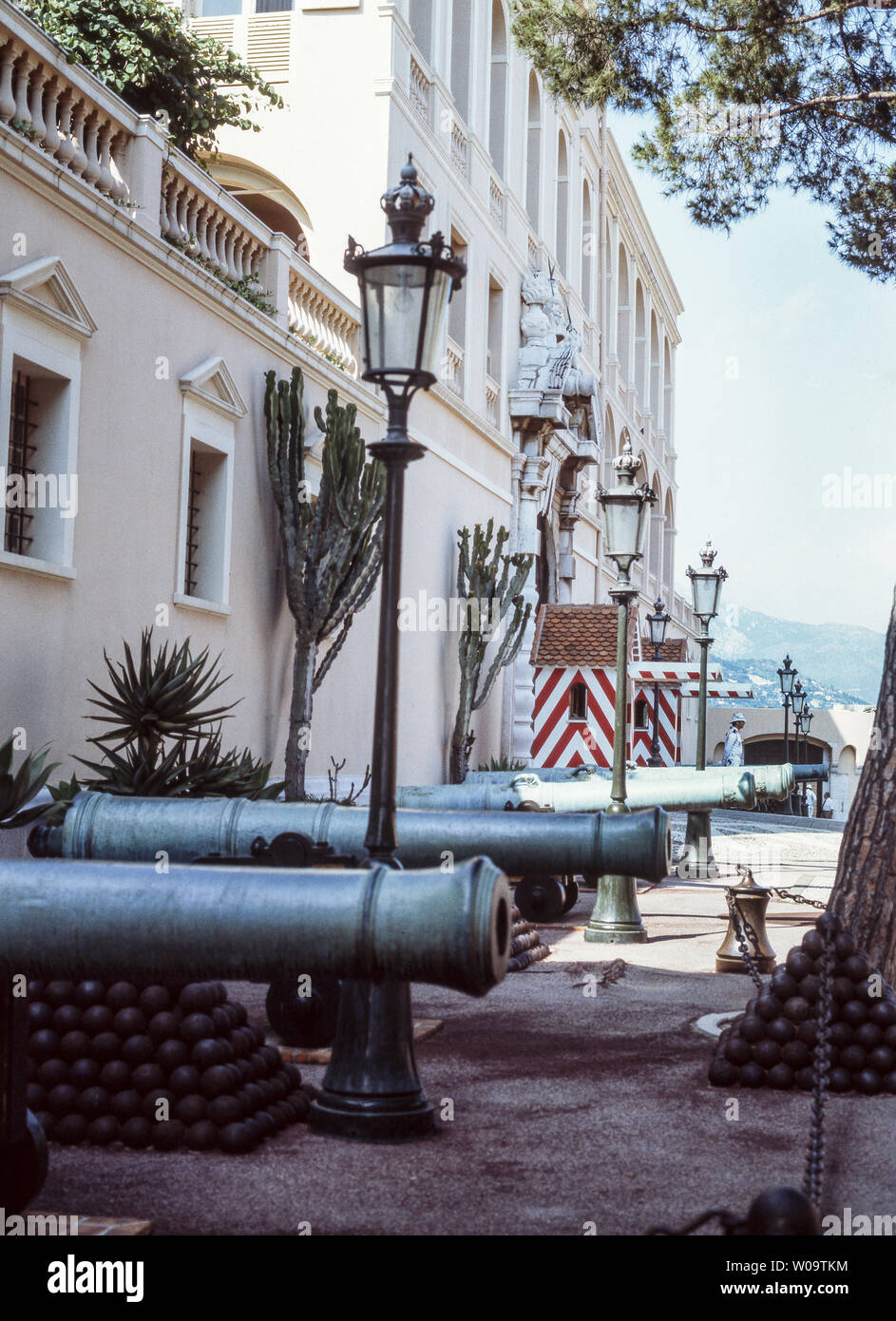 Francia.monaco.Monte Carlo.El palacio real de Mónaco. Foto de stock