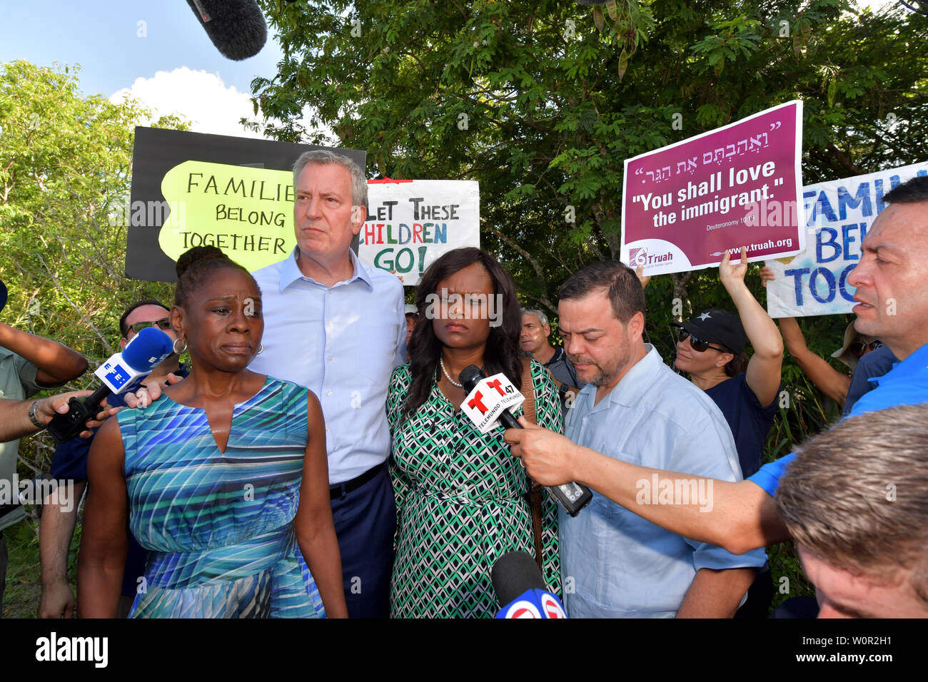 HOMESTEAD, FLORIDA Junio 27 aspirante a candidato presidencial demócrata NY Alcalde Bill de
