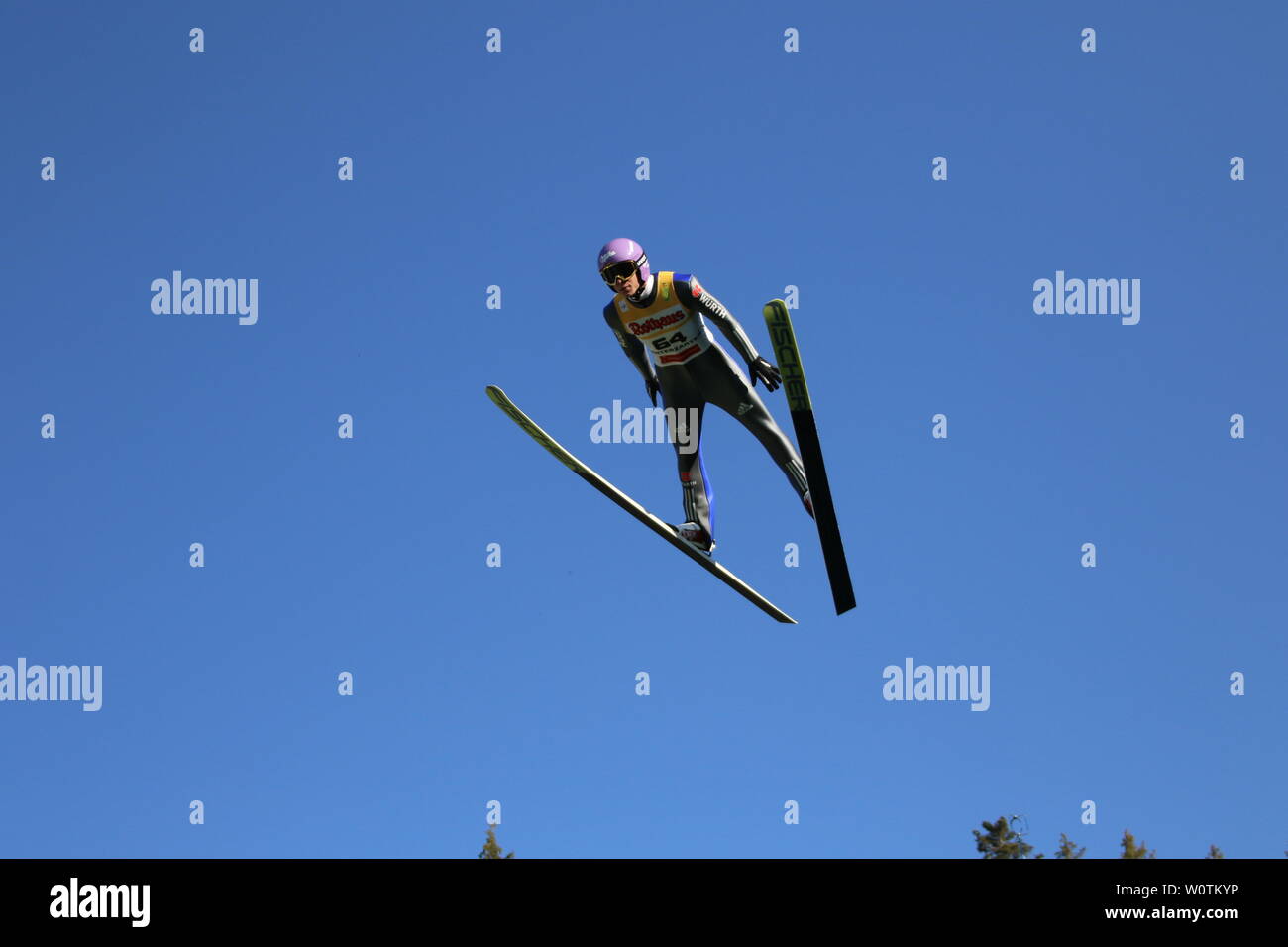 DM Einzel Skisprung Hinterzarten 2018 Foto de stock