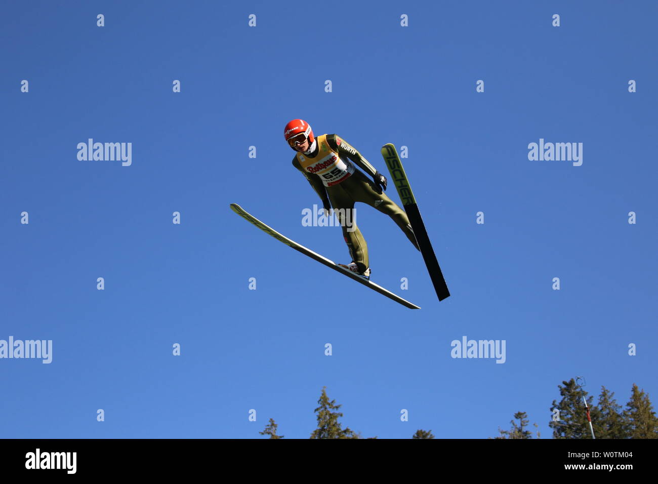 DM Einzel Skisprung Hinterzarten 2018 Foto de stock