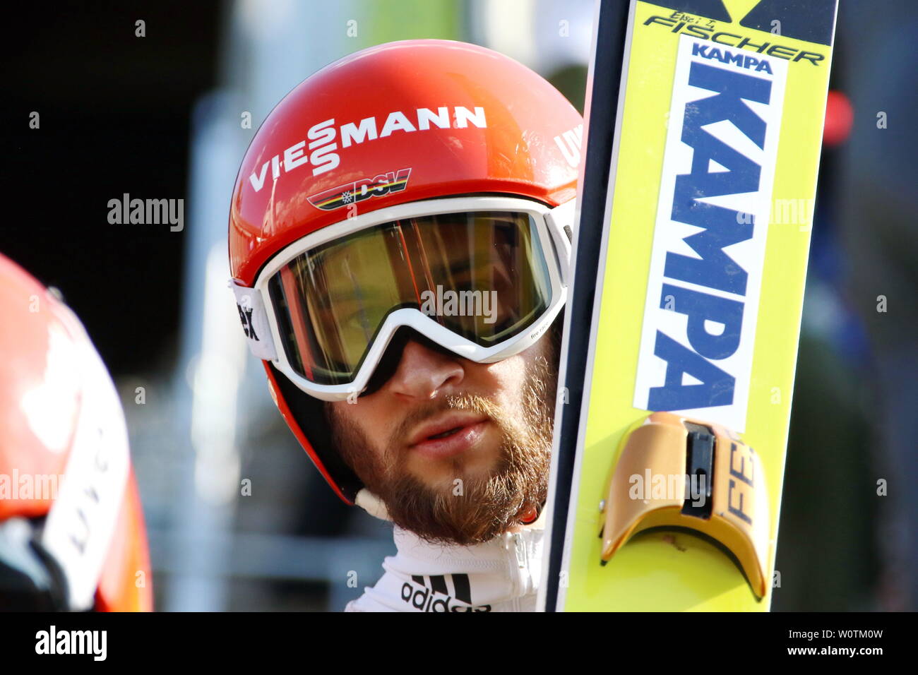 Markus Eisenbichler (TSV Siegsdorf) bei Skisprung DM Einzel Hinterzarten 2018 Foto de stock