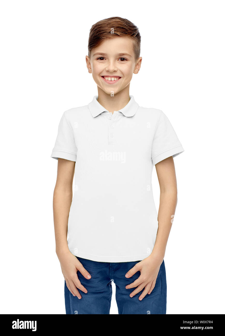 Camiseta Polo Blanca Niño Apostol