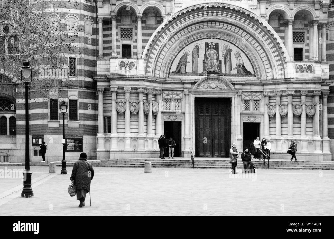 La catedral de Westminster Londres Foto de stock