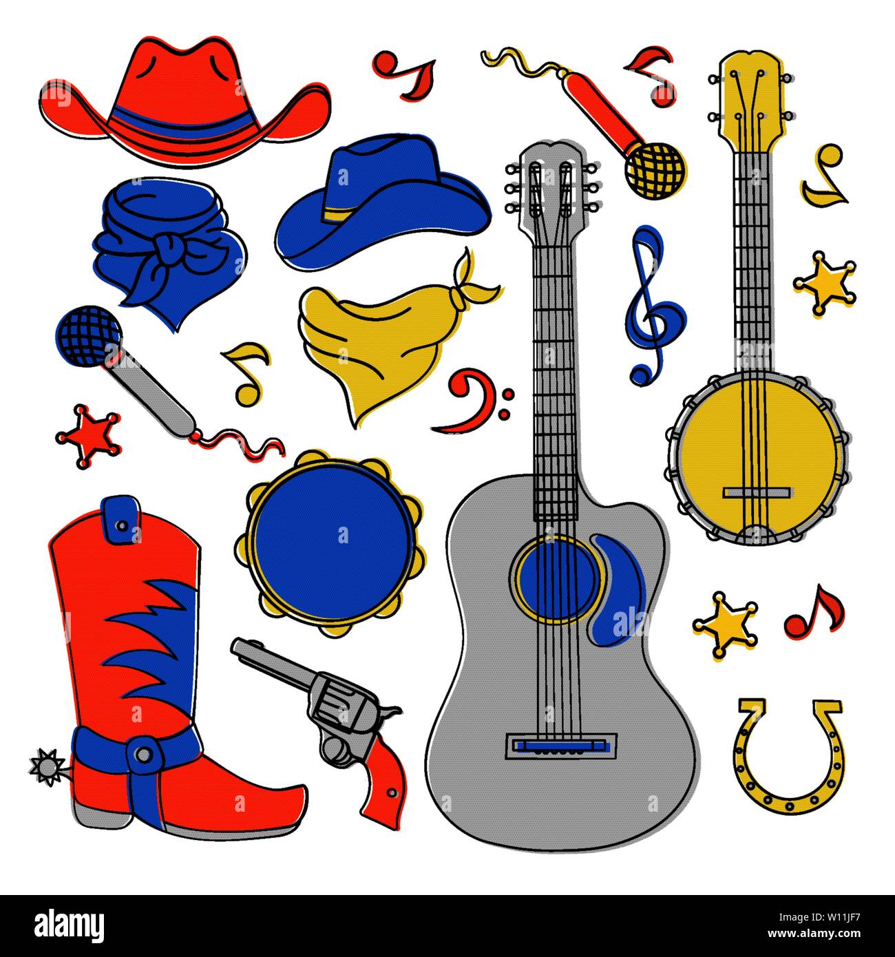 Banda de musica country Imágenes recortadas de stock - Alamy