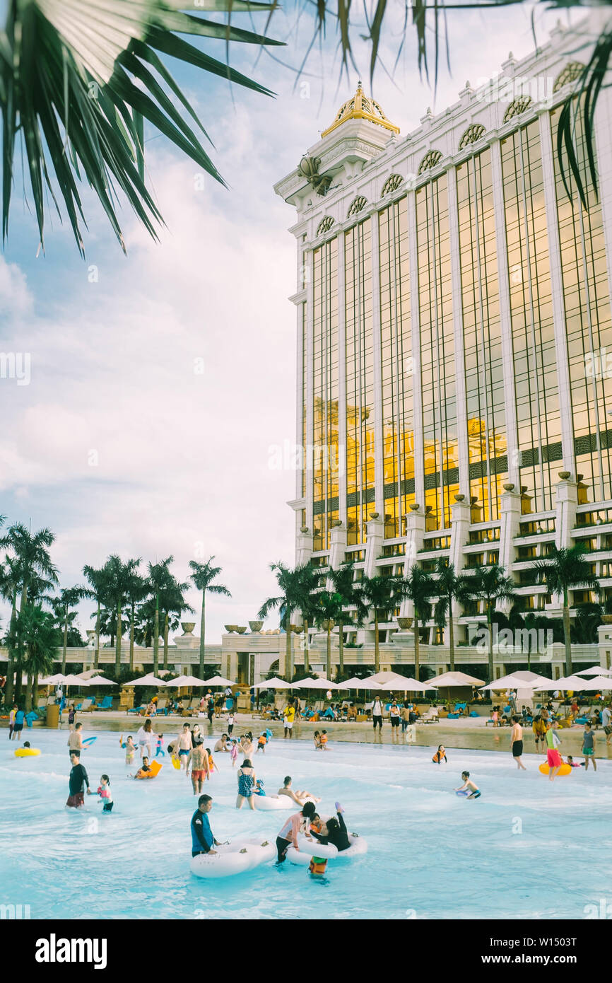 El Grand Resort Baraja de Galaxy resort en Macao. Foto de stock