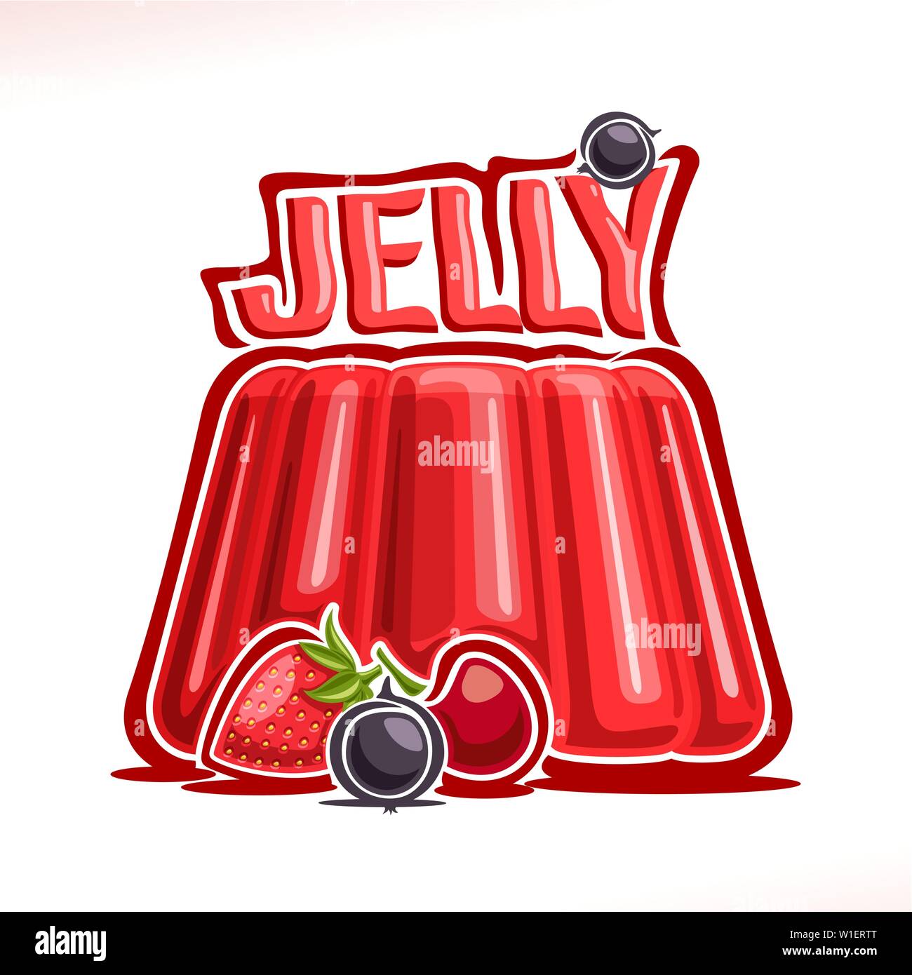 Vector logo de Jelly Imagen Vector de stock - Alamy