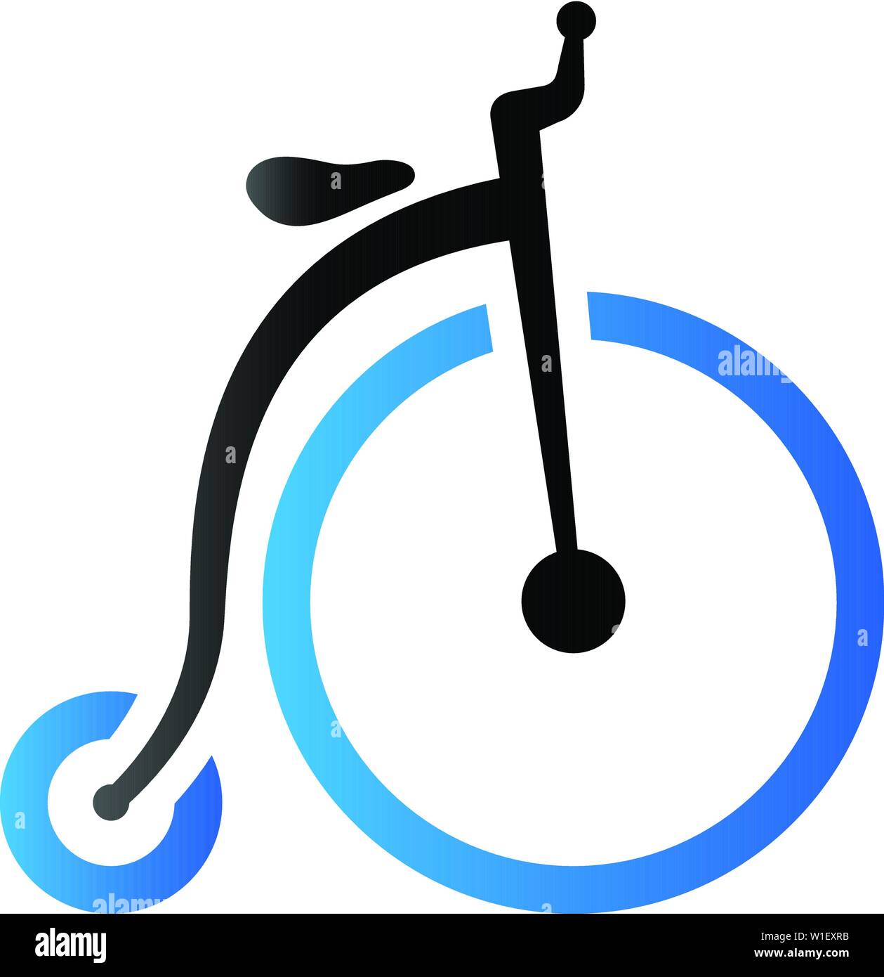 Icono De Bicicleta Vintage En Duo Tono De Color Transporte Casco Retro Imagen Vector De Stock Alamy