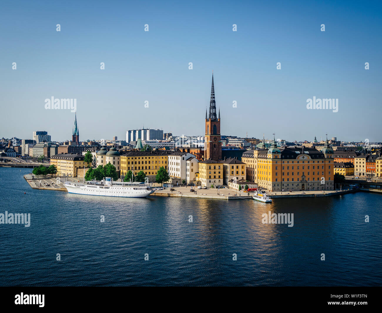 Foto de la ciudad de Estocolmo, Suecia, en el verano. Foto de stock