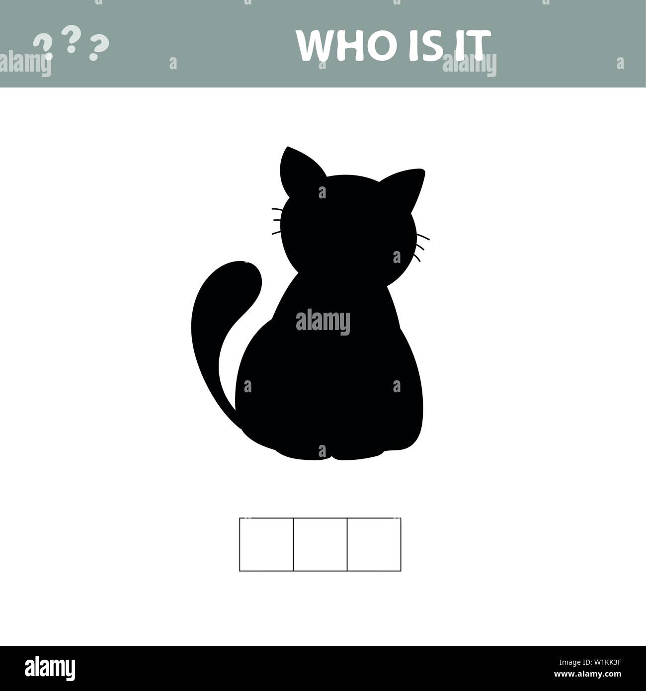 Sombra de gato Imágenes vectoriales de stock - Alamy