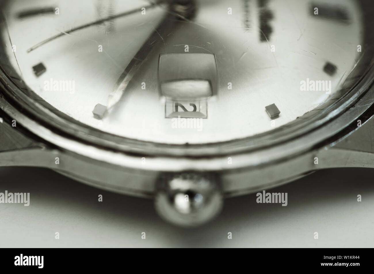 Reloj de pulsera masculino Foto de stock
