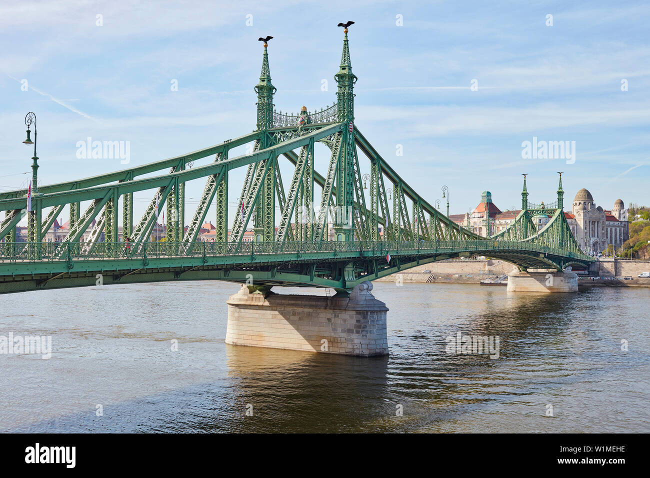 El puente de la libertad, Budapest, Hungría Foto de stock