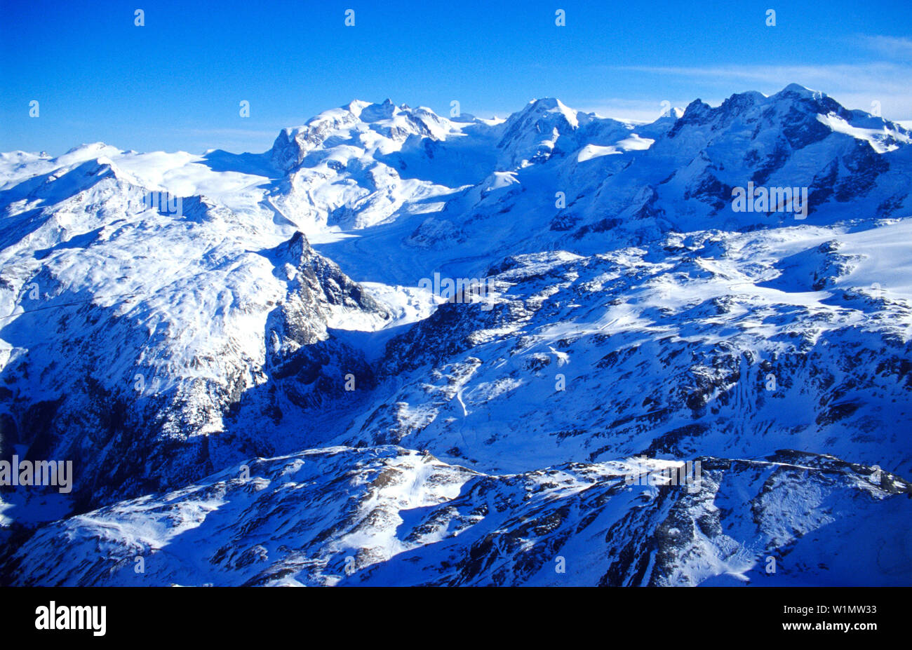 Wallis Zermatt - Suiza Europa Foto de stock