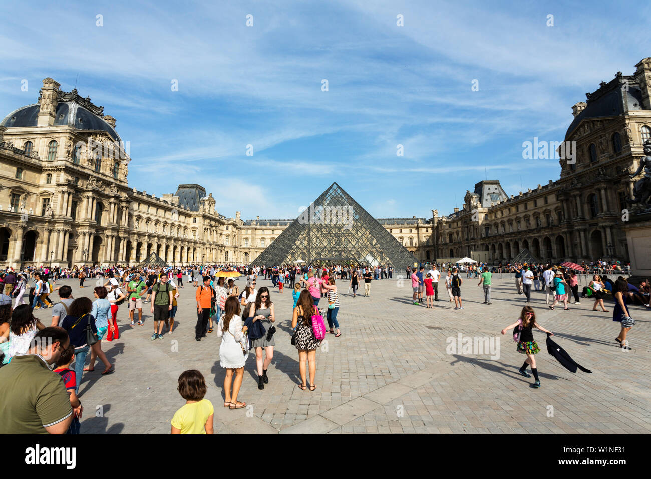 Museo del Louvre, París, Francia, Europa Foto de stock