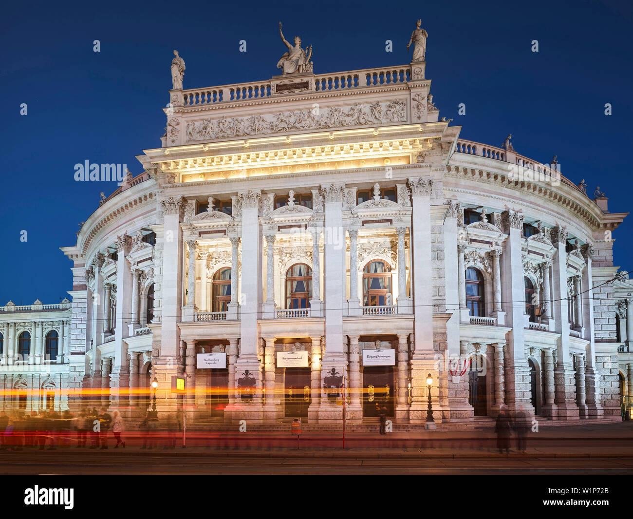 Burgtheater, Rathausplatz, 1. Bezirk, Innere Stadt Wien, Österreich Foto de stock