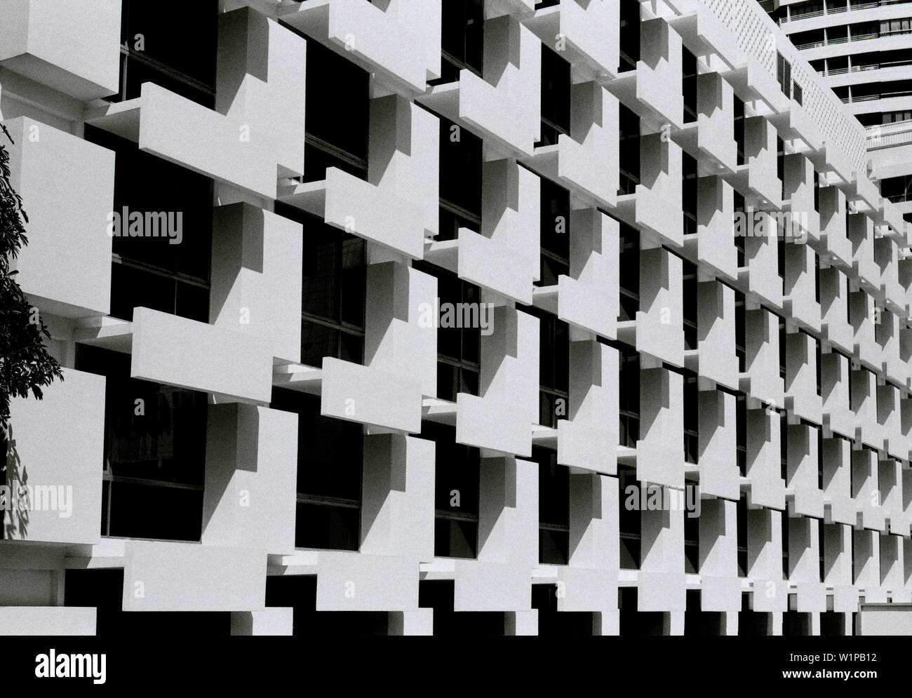 Arquitectura moderna en Bangkok en Tailandia en el sudeste de Asia, Extremo Oriente Foto de stock