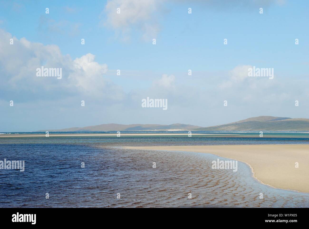 La playa de Luskentire, Isla de Harris, Outer Hebrides Foto de stock