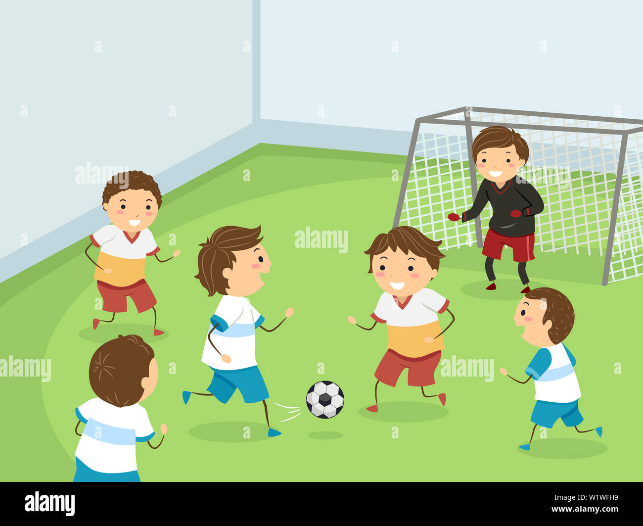 Futbol sala niños fotografías e imágenes de alta resolución - Alamy