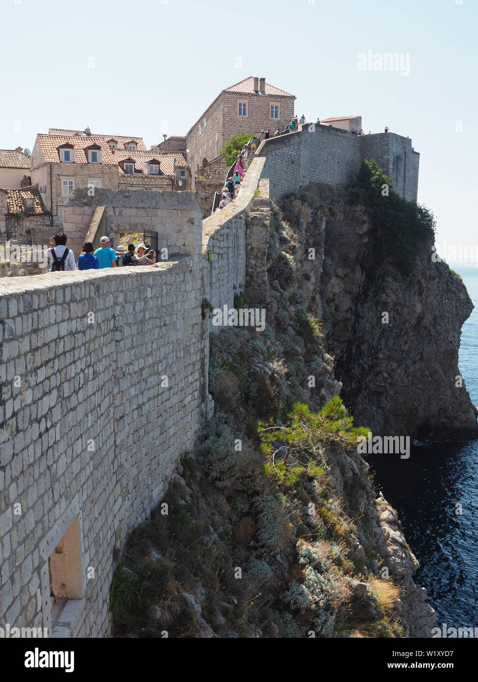 Murallas de Dubrovnik. Foto de stock