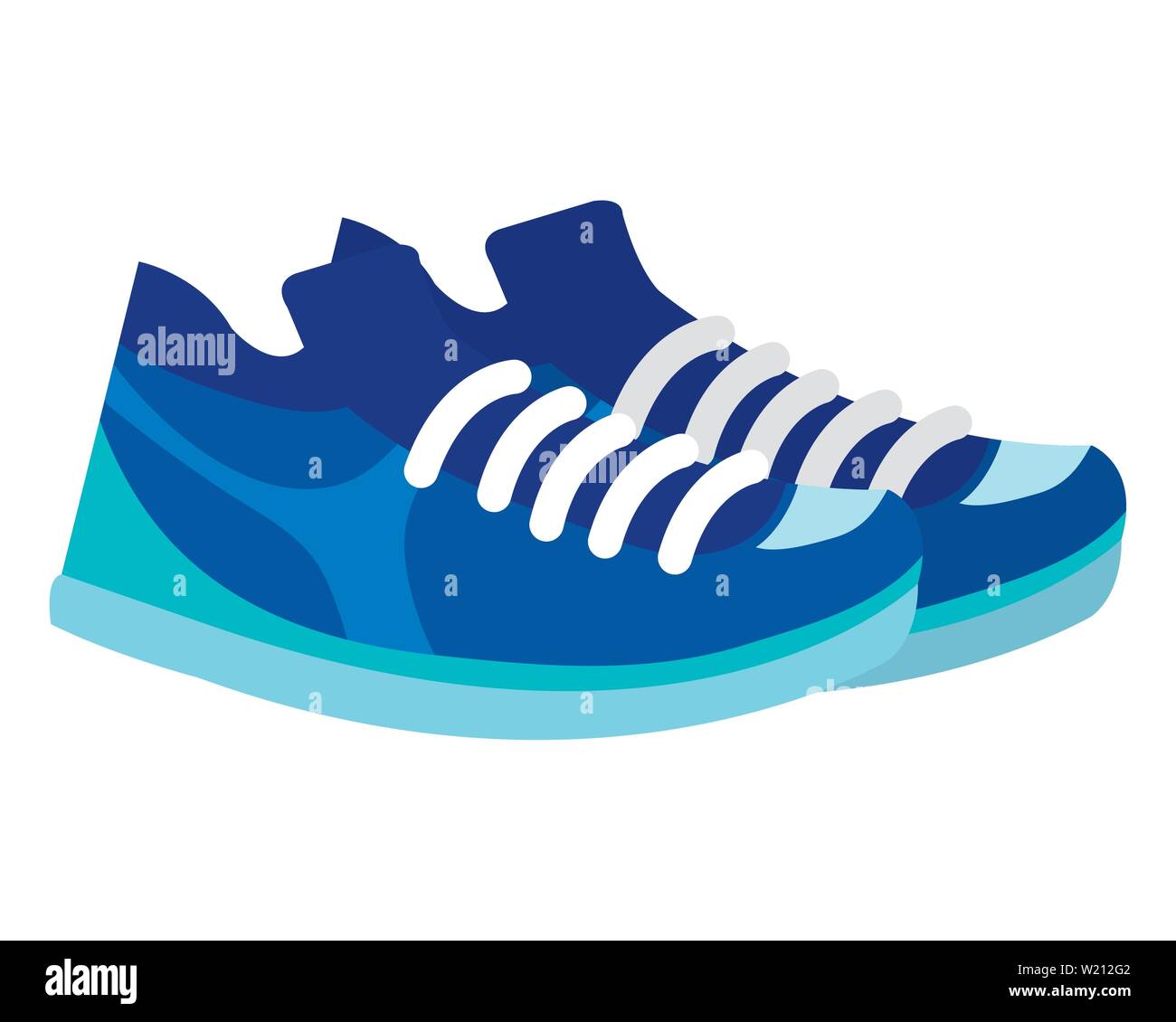 Accesorios calzado zapatillas de deporte de tenis Imagen Vector de stock -  Alamy