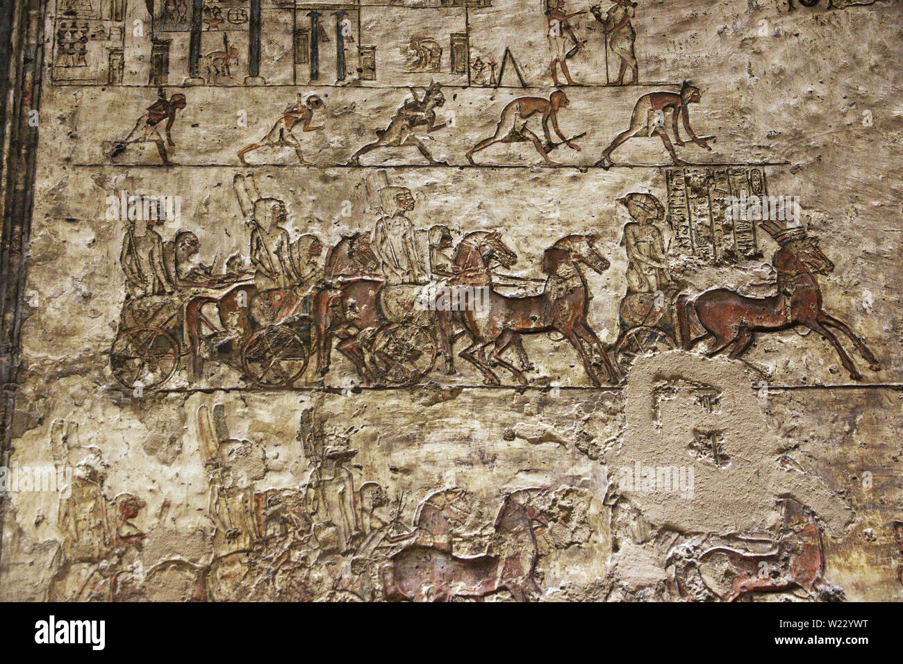 Las tumbas de los Faraones en el Amarna a orillas del Nilo, Egipto Fotografía de stock Alamy