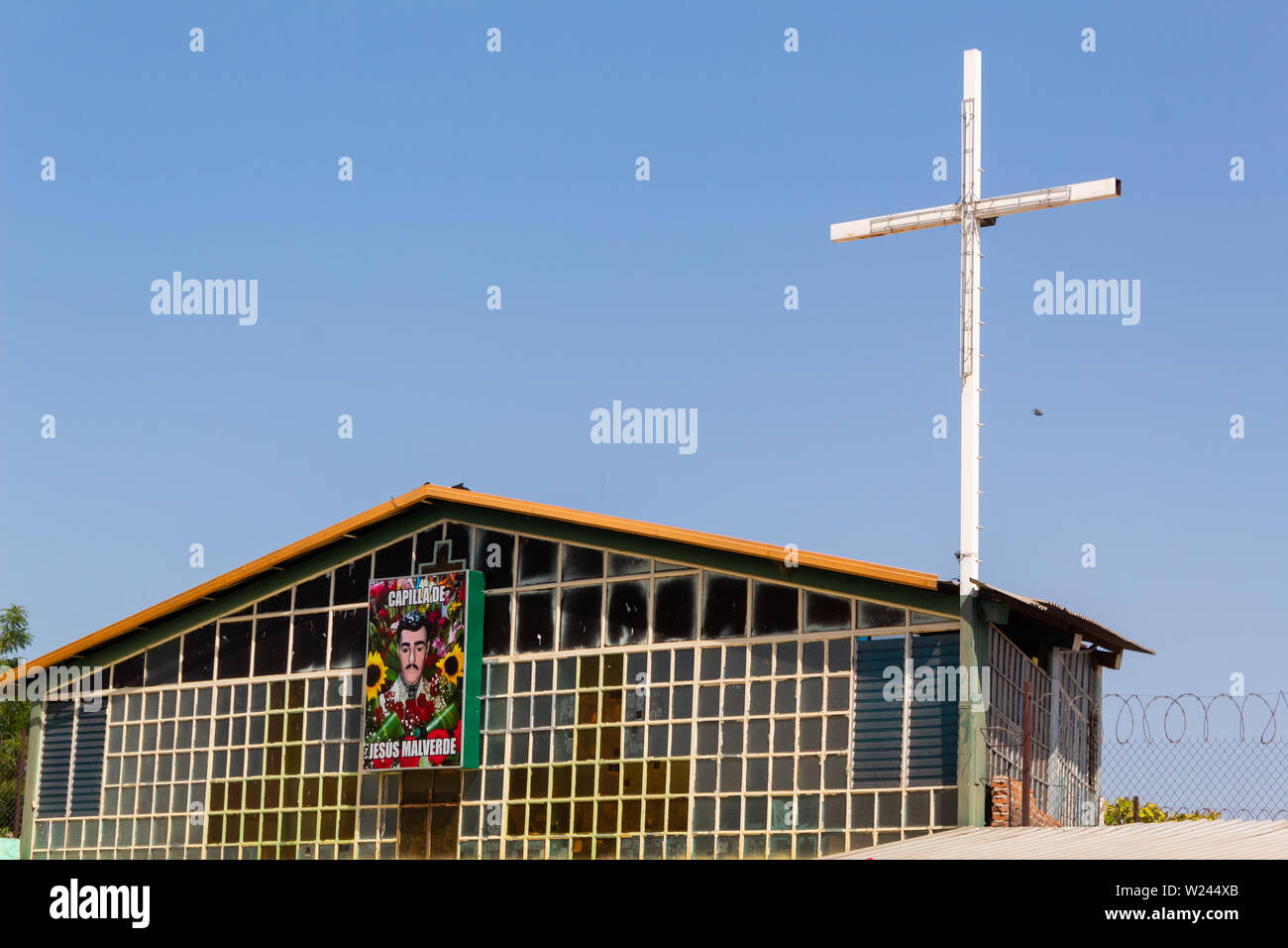 Culiacán, Sinaloa, México - 26 de junio de 2016: Iglesia del llamado santo  de los narcos Malverde en Culiacán Fotografía de stock - Alamy
