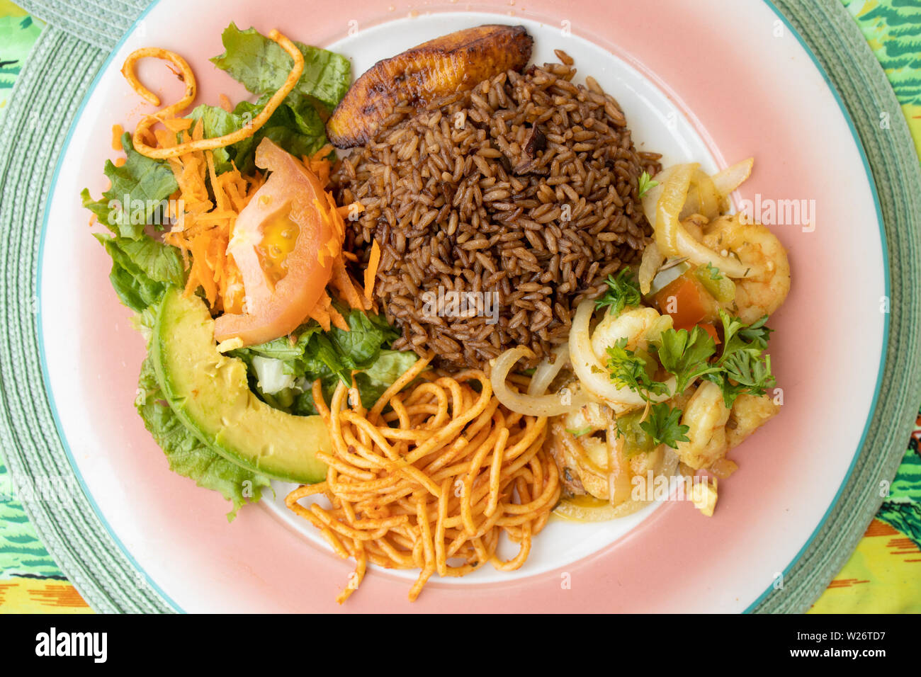 Camarones Criolla, Rosemary's Seafood y restaurante Criollo, Marigot