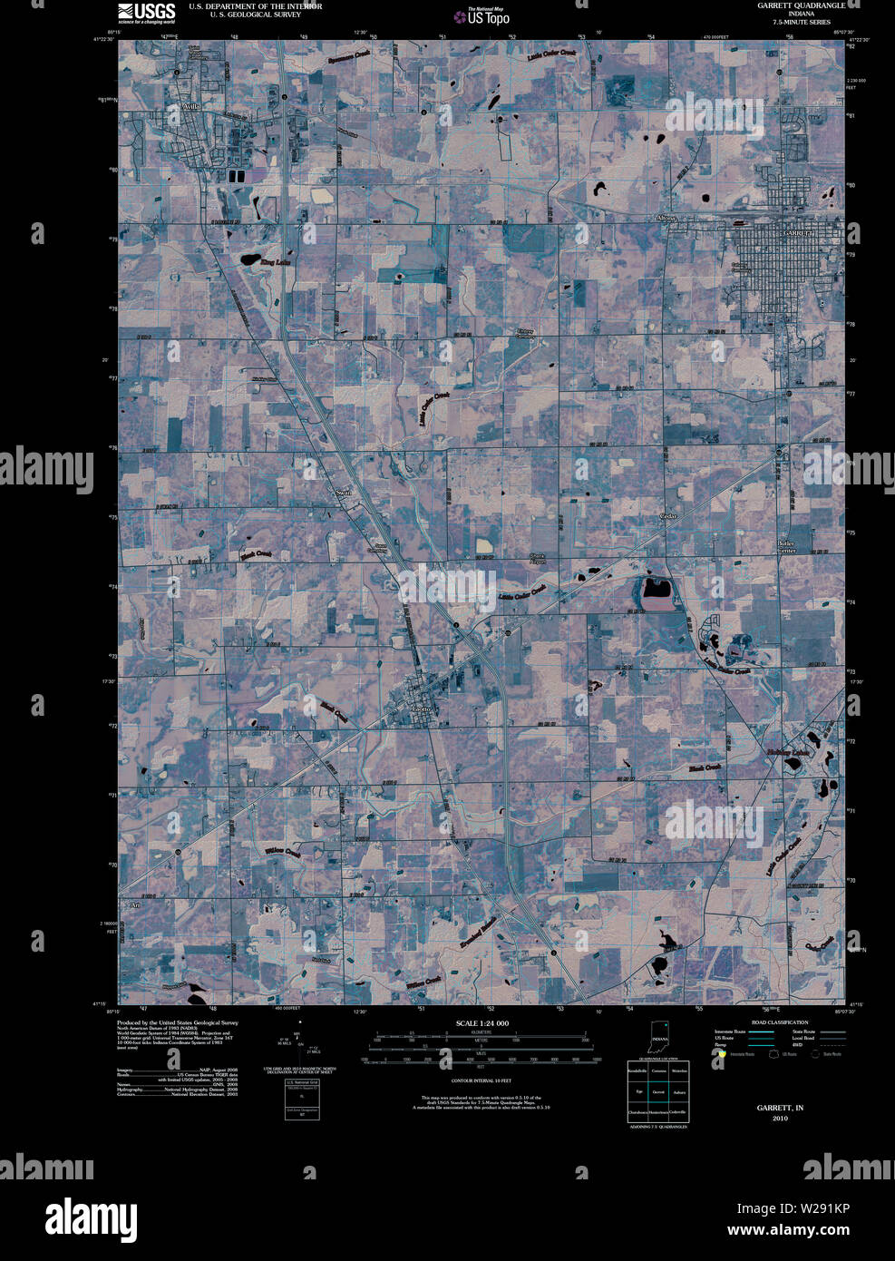 Mapa de garrett fotografías e imágenes de alta resolución Alamy
