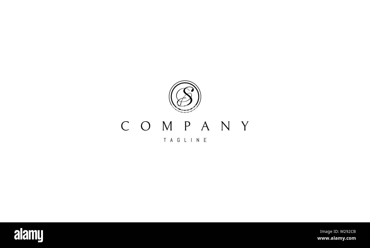 vector-logo-en-la-que-la-elegante-imagen-de-la-letra-s-en-un-c-rculo