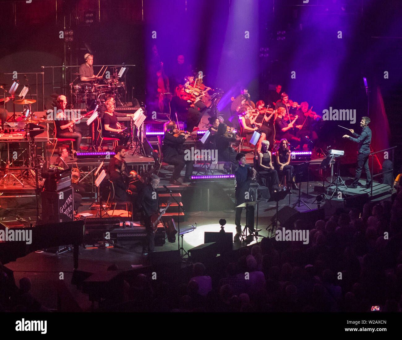 Joy Division orquestada, Albert Hall, Londres, Reino Unido Foto de stock