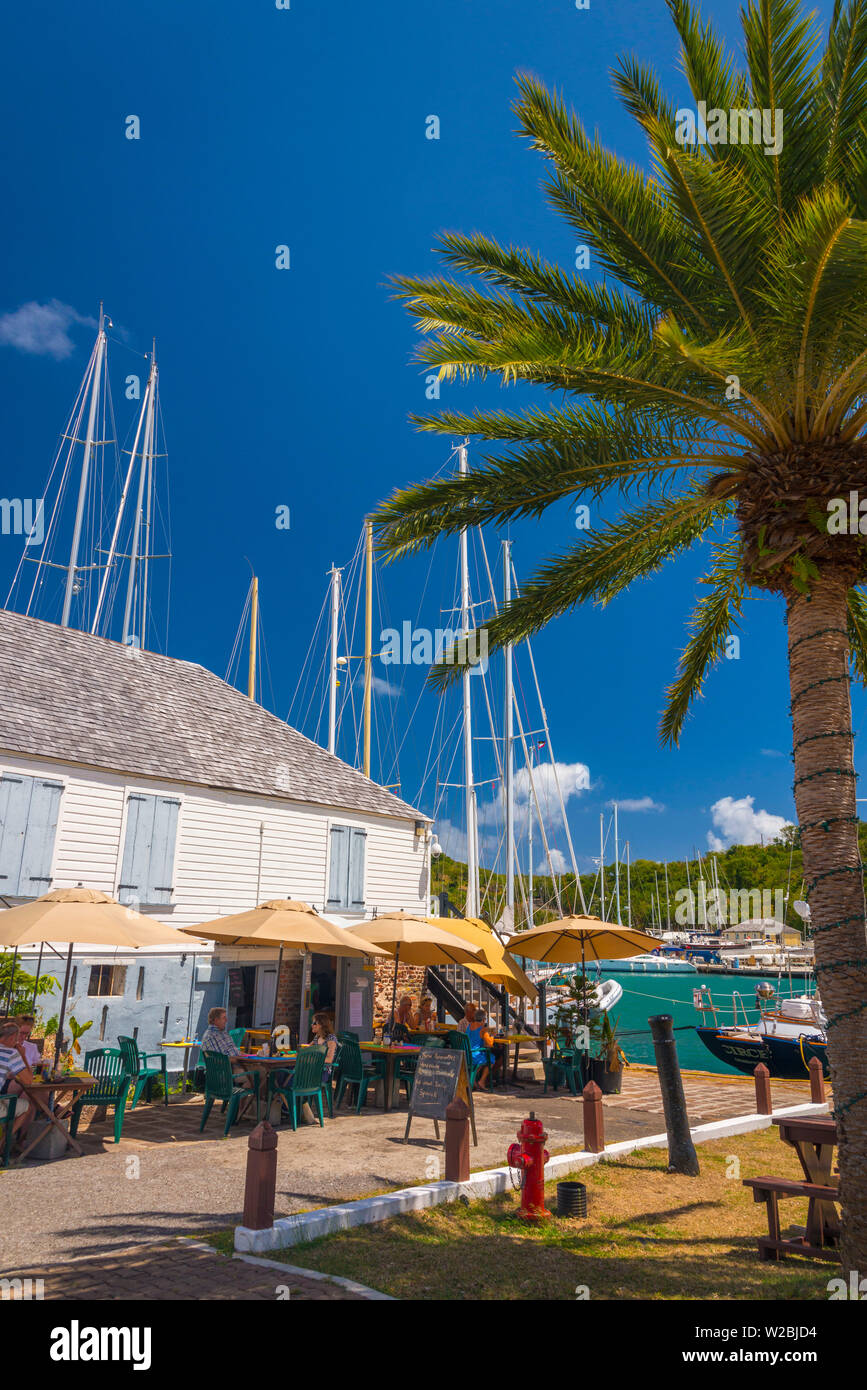 Caribe, Antigua, English Harbour, el Astillero de Nelson Foto de stock