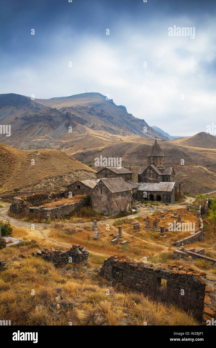 Armenia, Syunik provincia , Vorotnavank Sisian, antigua fortaleza y complejo de la iglesia Foto de stock