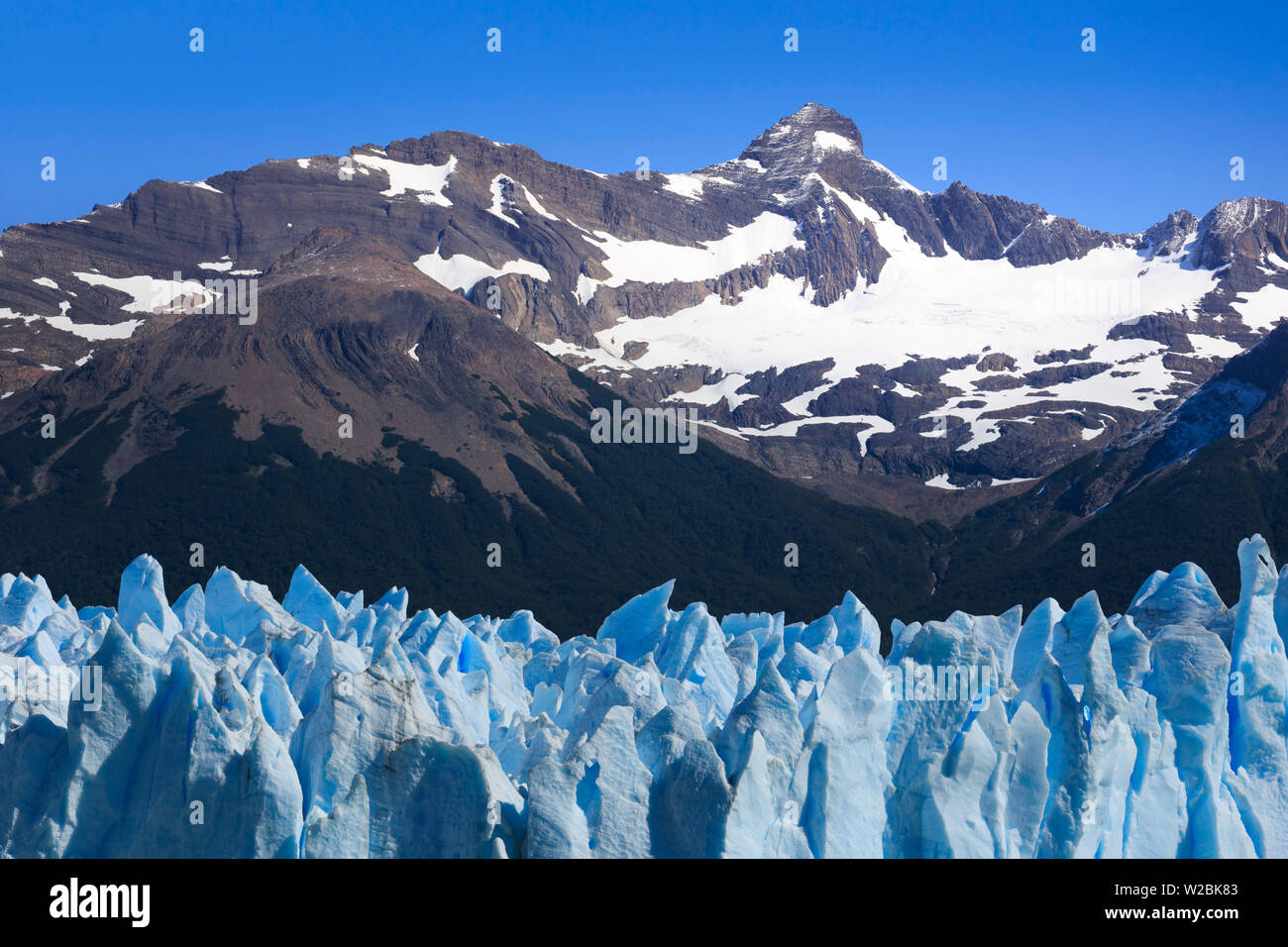 Argentina, Patagonia, El Calafate, Glaciar Perito Moreno Foto de stock