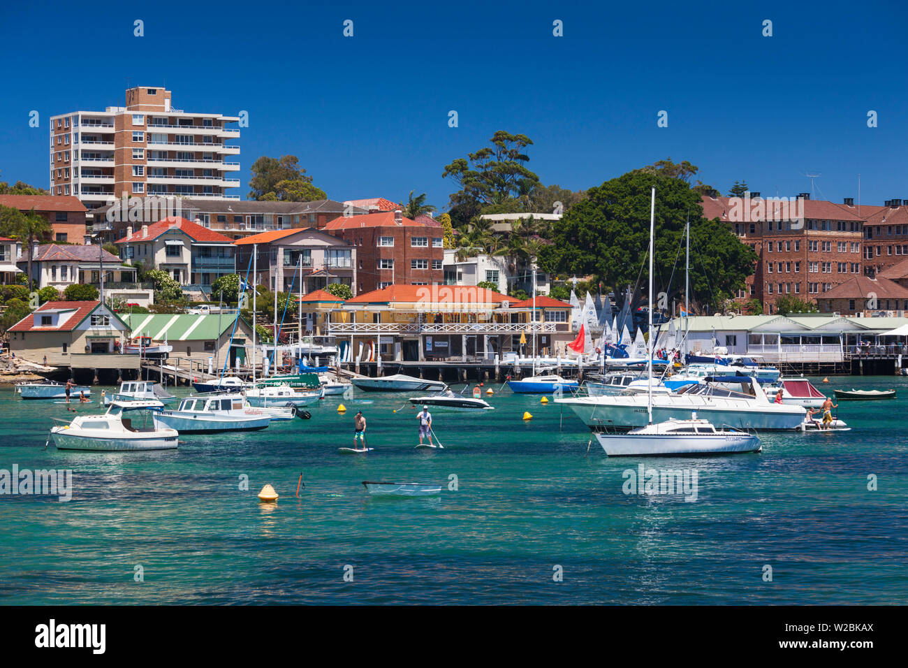 Australia, Nueva Gales del Sur, Nueva Gales del Sur, Sydney Manly, Manly Cove Foto de stock
