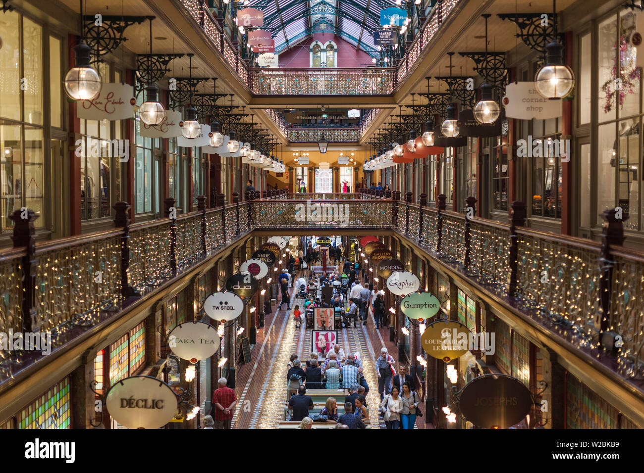 Australia, Nueva Gales del Sur, Sydney, NSW Starnd Arcade, interior Foto de stock